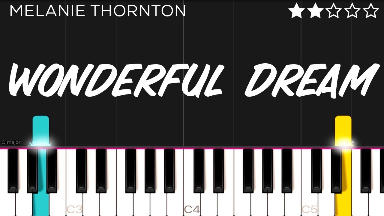 Melanie Thornton - Wonderful Dream (Holidays Are Coming) | EASY Piano Tutorial