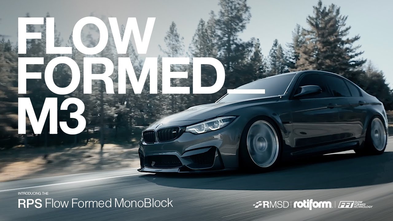 Rotiform Flow Formed Tech RPS  Matte Silver X Diamond Cut 19x9.5 19x10.5 BMW F80 M3 | 4K