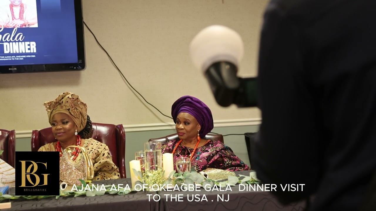 AJANA AFA OKEAGBE HRM OBA FOLUSO ARASANYIN GALA DINNER VISIT TO THE USA.29TH NOV ,2025