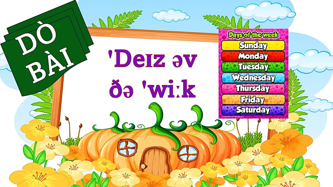 🌈Days of the week| Dò Bài Siêu Vui 📅 Các Thứ Trong Tuần | Nói Tiếng Anh Đúng với Phiên Âm Quốc Tế 🌟