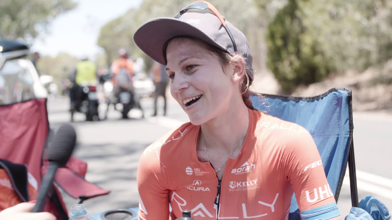 Krista Doebel-Hickock post-stage | Novatech Stage 2 | Santos Women's Tour Down Under