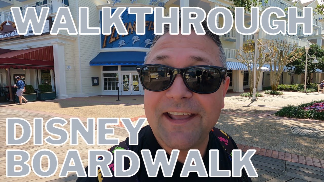 Disney World's Boardwalk Walk-through. Come Check Out The Fun Boardwalk At Disney World!