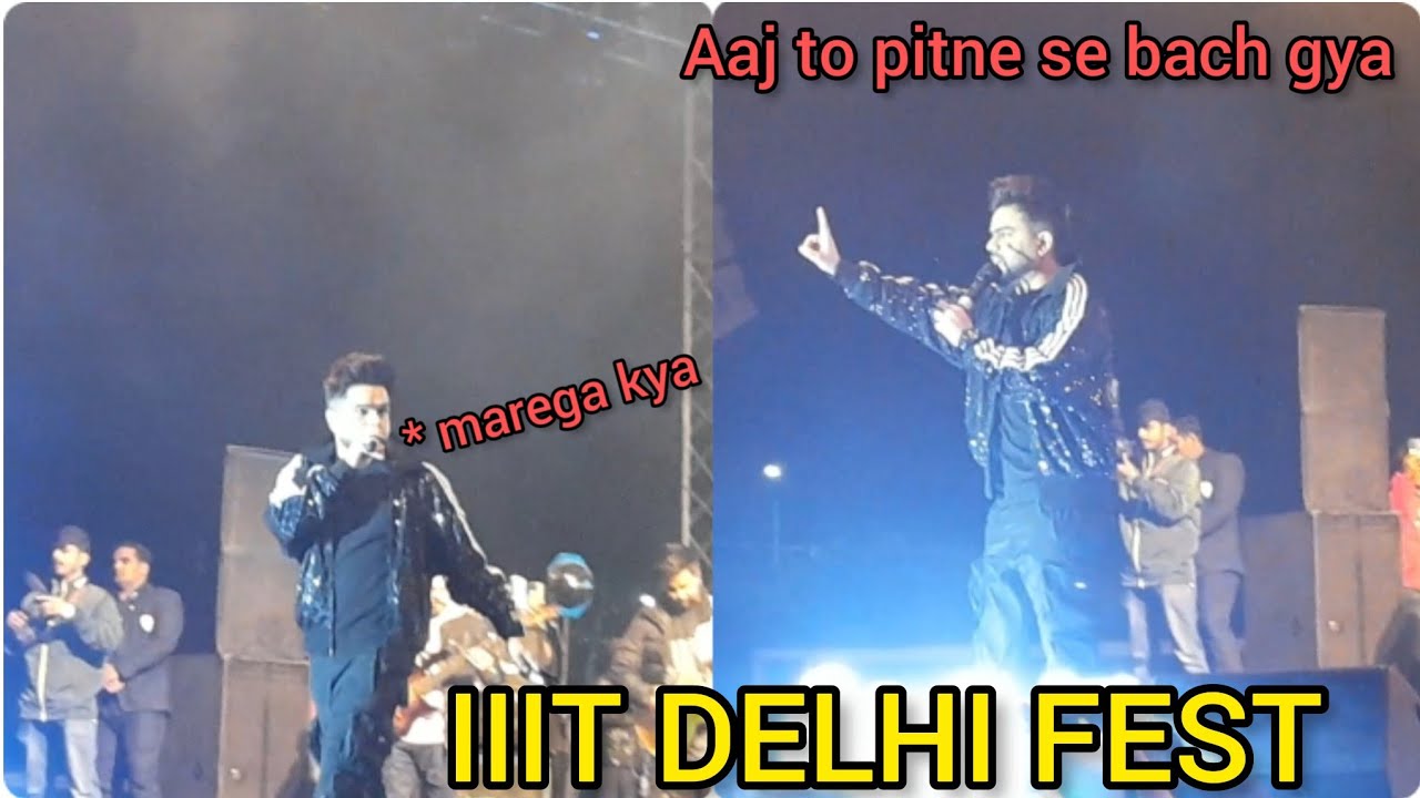 After a long time Akhil's live show in IIIT DELHI | Akhil to Aaj bach gya | IIIT DELHI Fest