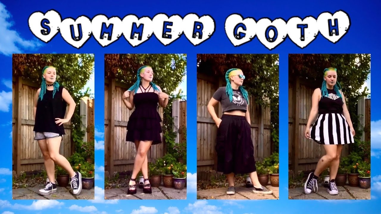 Summer goth lookbook