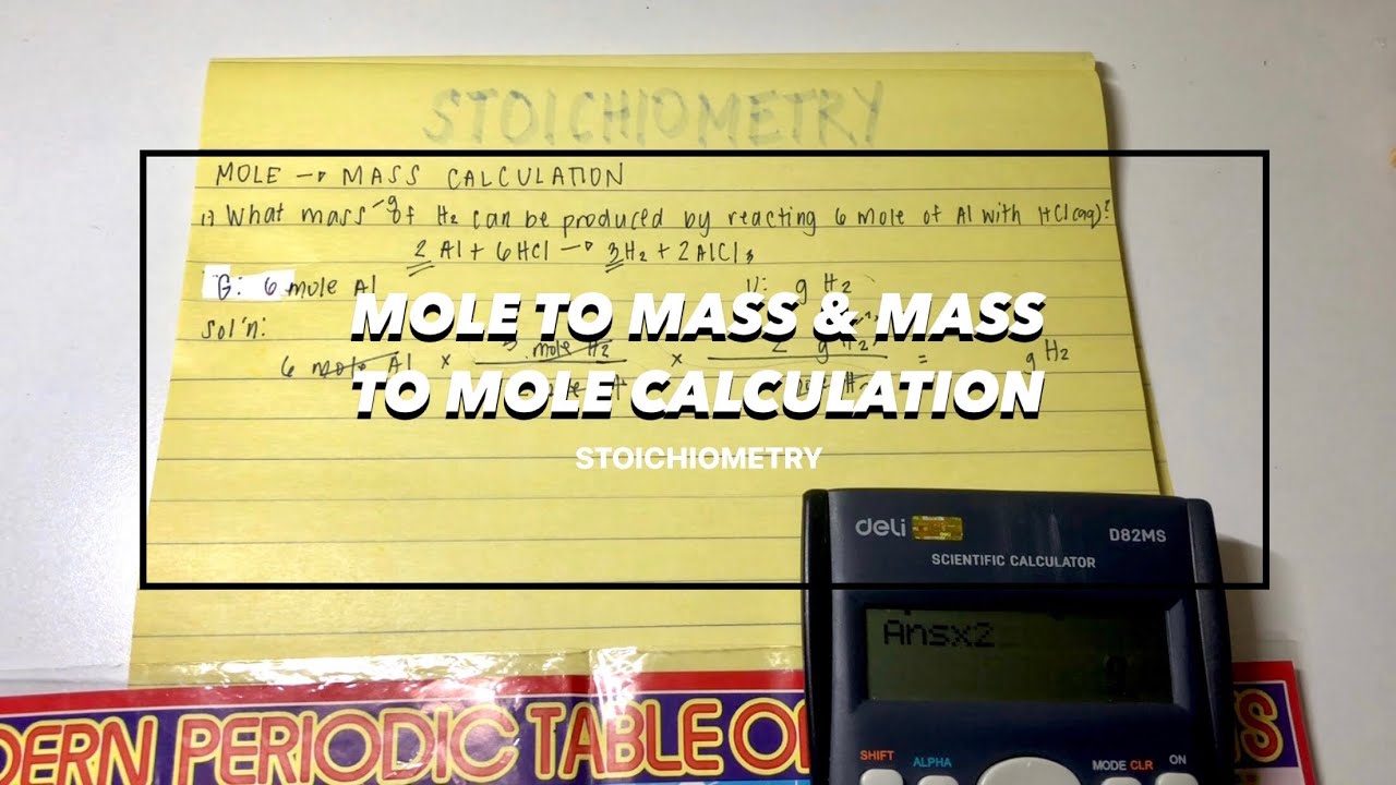 MOLE TO MASS & MASS TO MOLE CALCULATION TUTORIAL (TAGALOG VERSION) | The Filipina ABM Student