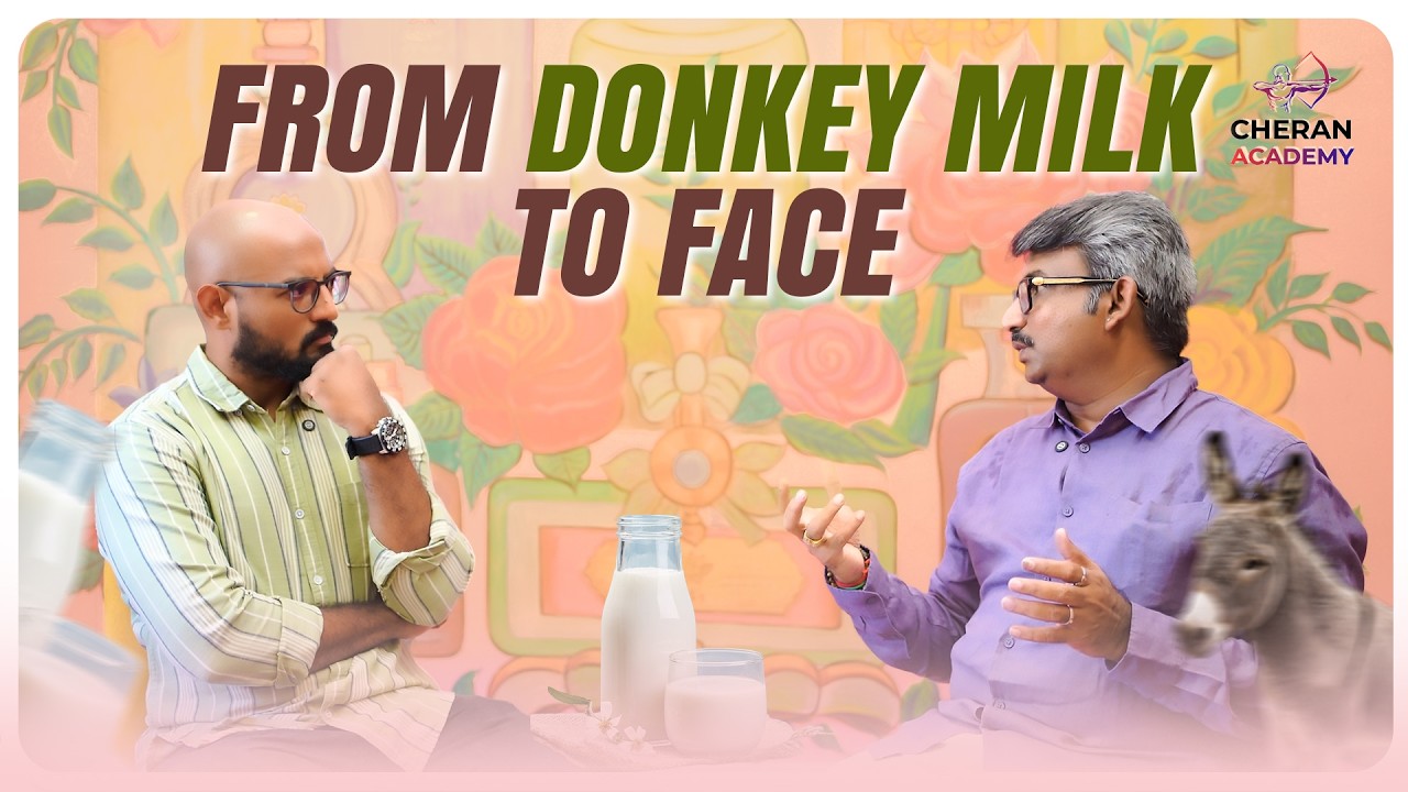 கழுதைப்பாலில் Skincare? ₹1 கோடி Business: Inside India's Rare Donkey Milk Farm | cheran talks
