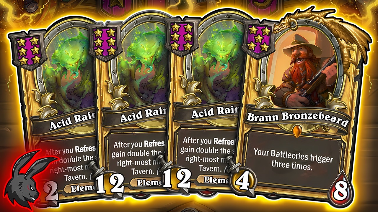 A CRAZY Elemental Highroll! | Hearthstone Battlegrounds