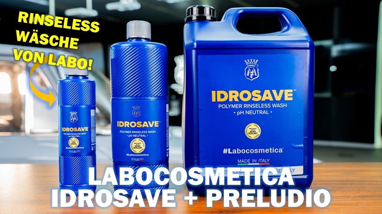 DAS IDROSAVE IST DA! Labocosmetica Idrosave und Preludio - 3pH Rinseless System Anwendung
