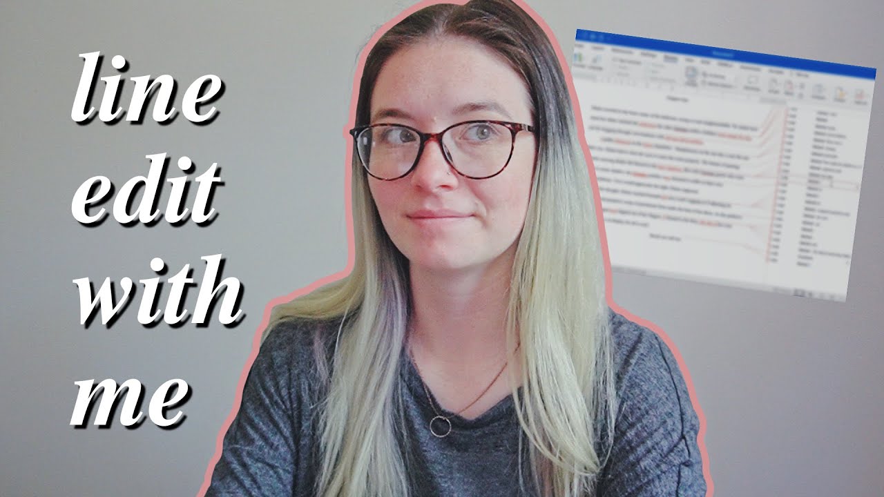How I'm Line Editing my YA Fantasy Novel // Line Edit With Me