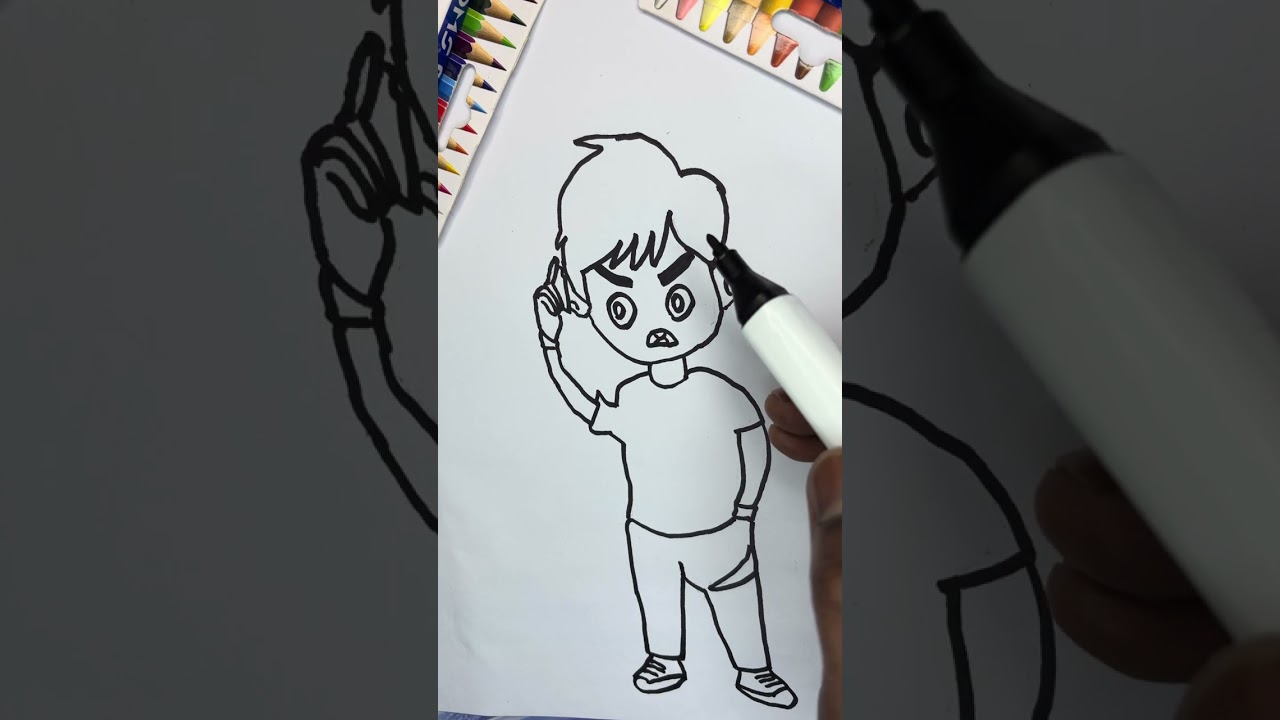 How to a Beautiful Drawing 🌊🌊⛄️