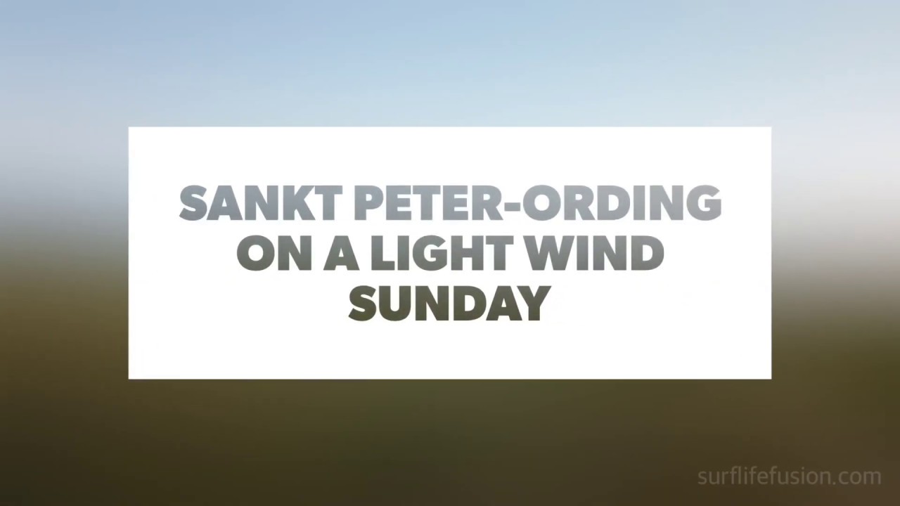 Lightwind Kitesurf Session in St. Peter Ording Südstrand