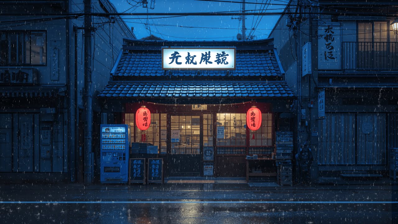 Midnight Neon Lofi - Rainy Tokyo Streets 🌧️ Chill Beats to Reset Your Mind