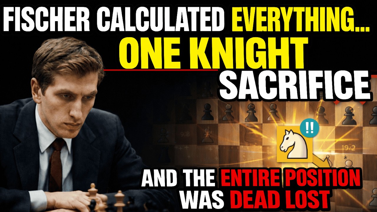 Fischer&rsquo;s BRUTAL Knight Sacrifice Crushes Panov in Just 30 Moves!