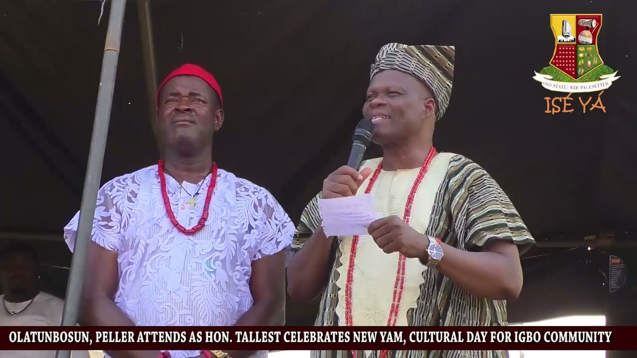 OLATUNBOSUN, PELLER ATTENDS AS HON. TALLEST CELEBRATES NEW YAM, CULTURAL DAY FOR IGBO COMMUNITY