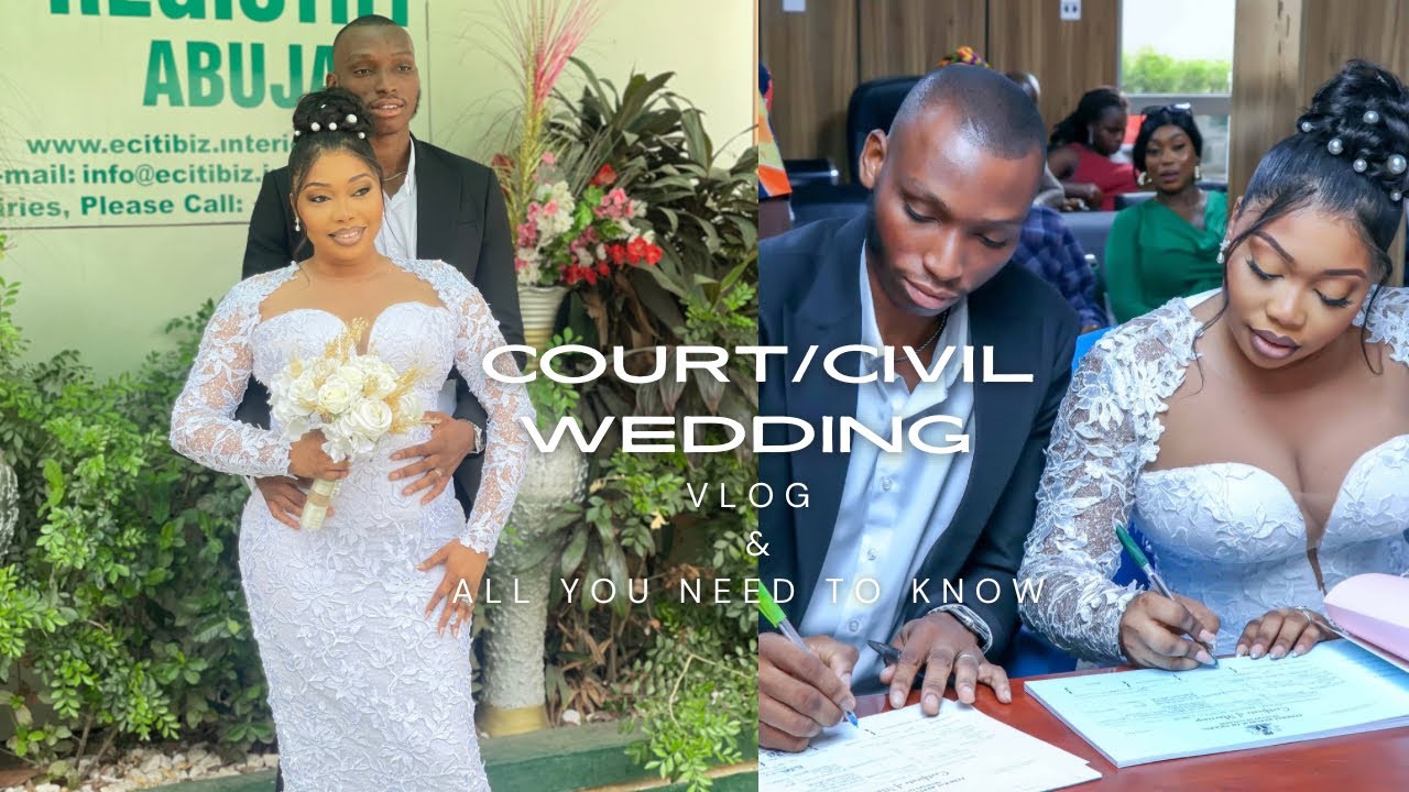 Court wedding in Abuja, Nigeria.  *detailed*