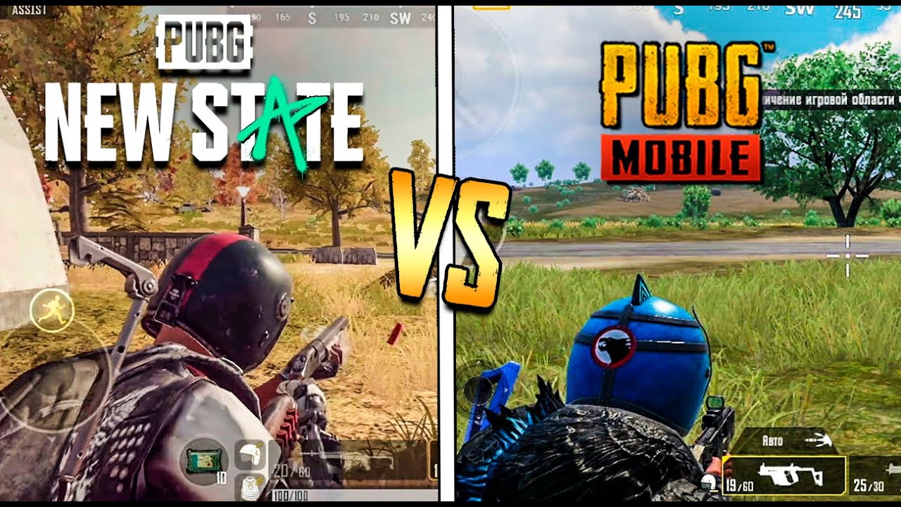 PUBG NEW STATE VS PUBG MOBILE. СРАВНЕНИЕ ДВУХ МОБИЛЬНЫХ ПАБГОВ