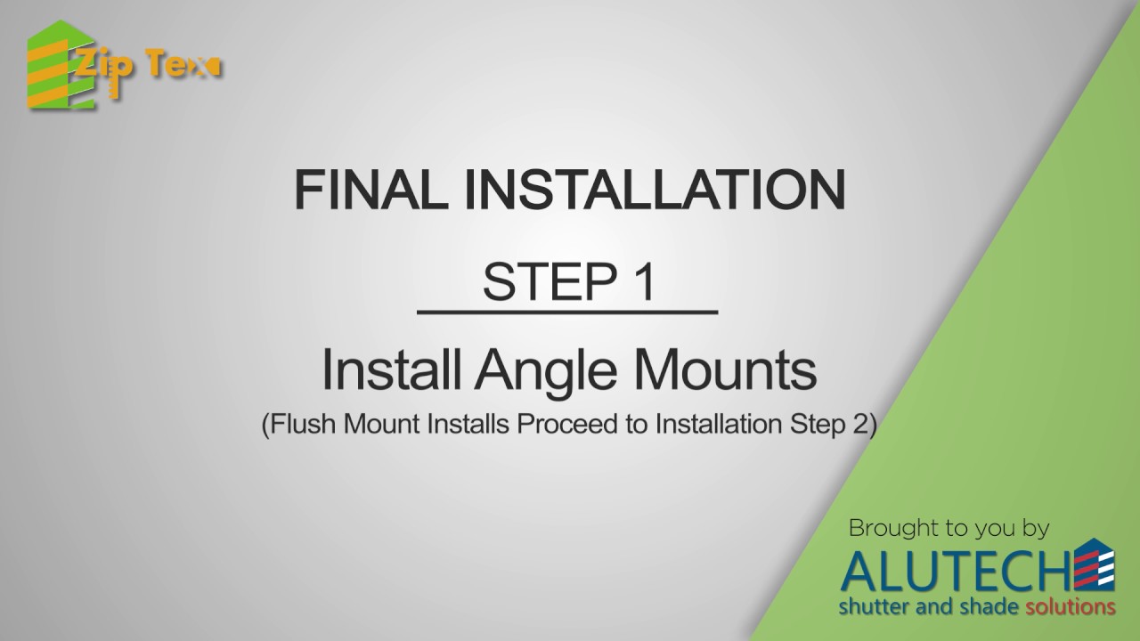 Zip Tex, Garage Door Screen Installation Video