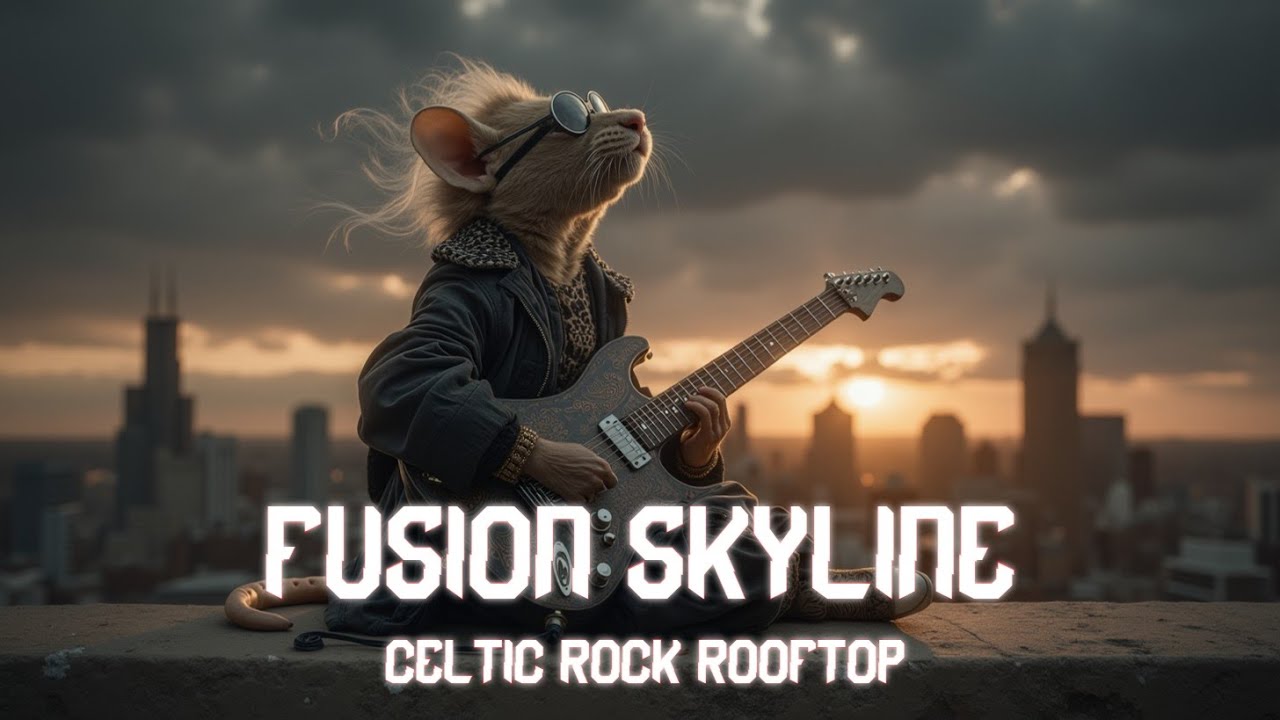 Modern Celtic Rock Guitar Fusion City Rooftop Jams Irish Folk Music Playlist Epic Sounds