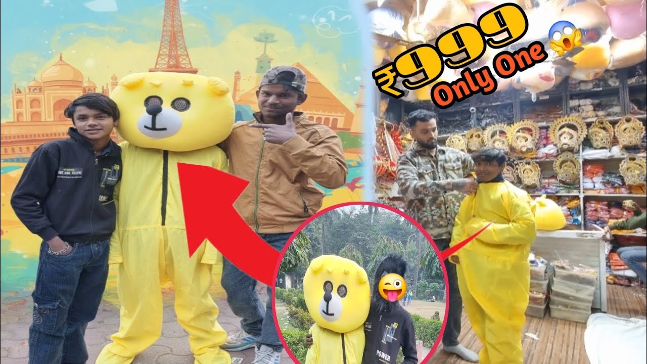 Aaj Ka Maza Hi Alag Hai 😁 | Prank Mask | Ghost Mask | Teddy Bear Mascotas | TR Rahul Vlogs
