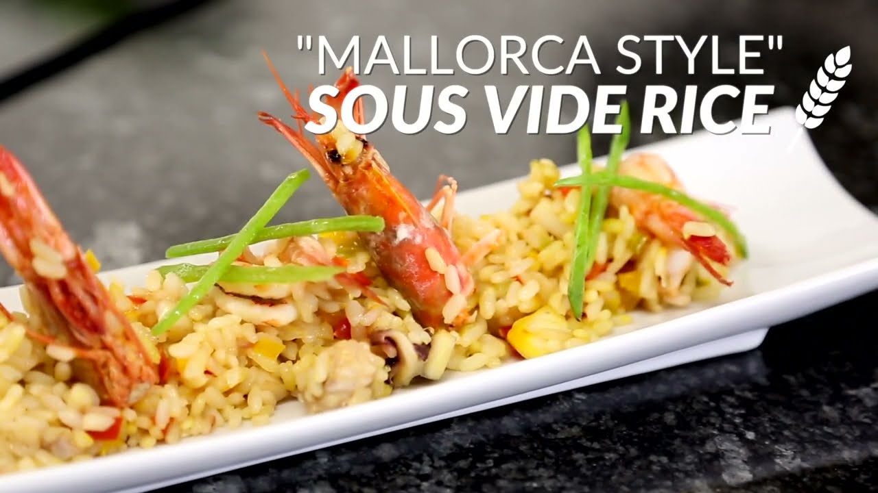 Mallorca style sous vide rice