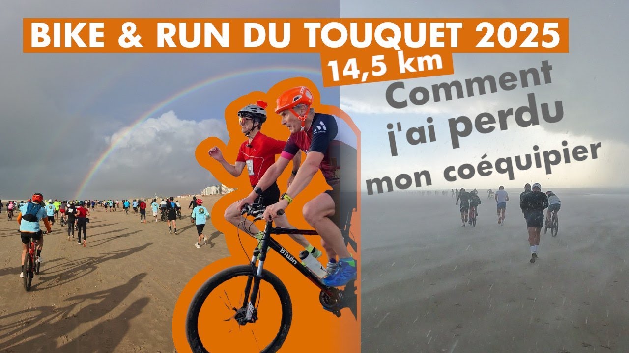 Bike & run du Touquet 2025 - 14,5 km, comment j'ai perdu mon coéquipier.