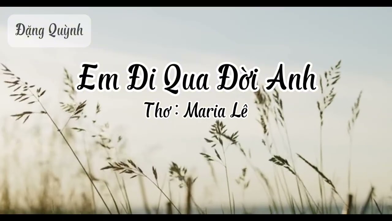 Đặng Quỳnh - Những Bản Tình Ca