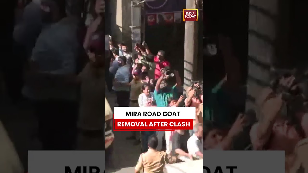 Mira Road Goat Removal After Clash | Mumbai Eid Society Dispute Sparks Tension #mumbainews