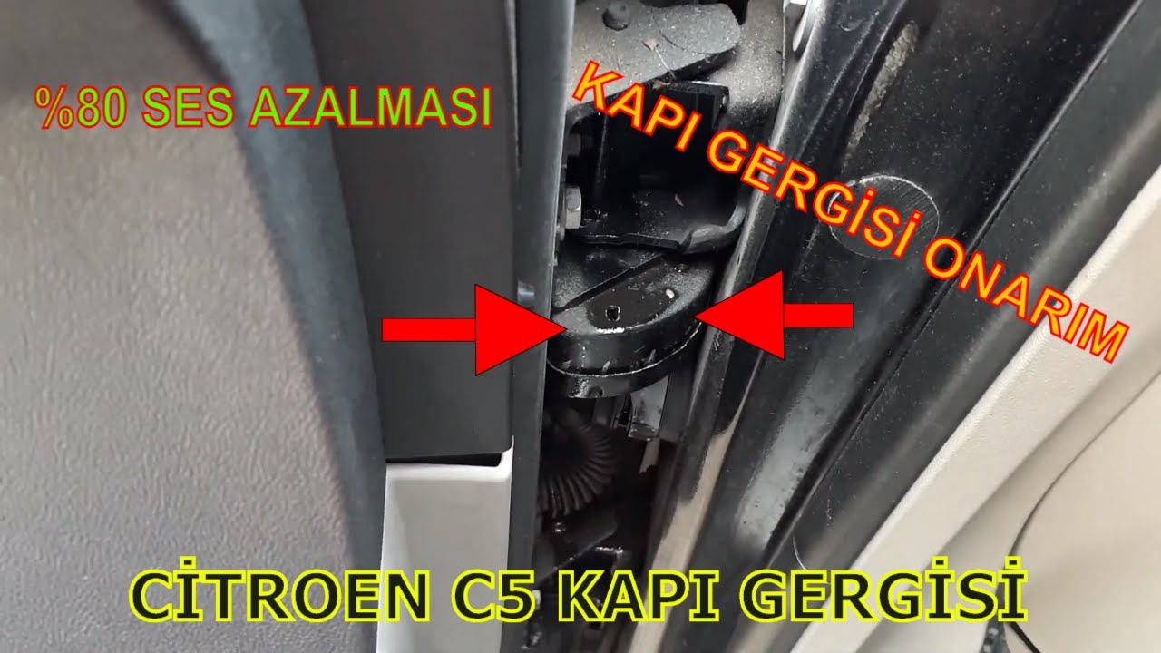 Citroen c5 kapı gergi tamiri.