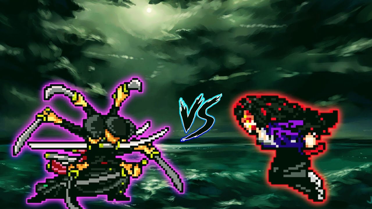 Zoro Onigashima VS Kokushibo V3(All Form) in Jump Force Mugen