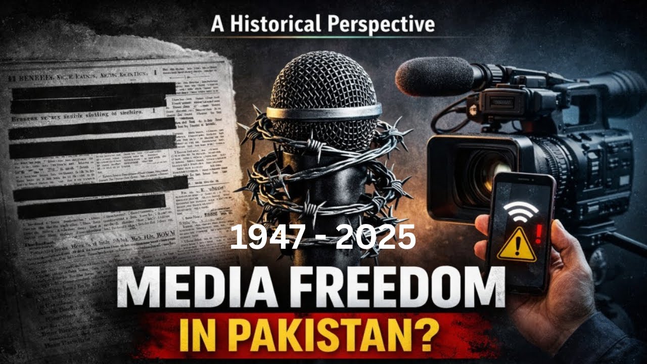 Media Freedom and Censorship in Pakistan (1947&ndash;2025) | A Historical Perspective | Meet Danish Khan