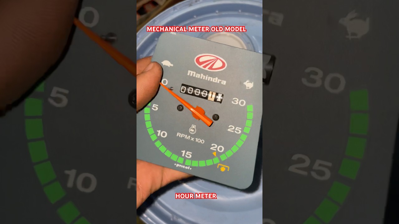 MAHINDRA TRACTOR HOUR METER || 275 475 575 || #mahindra