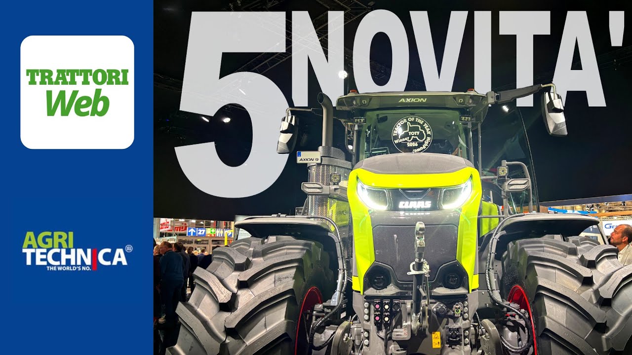 5 Trattori presentati ad AGRITECHNICA