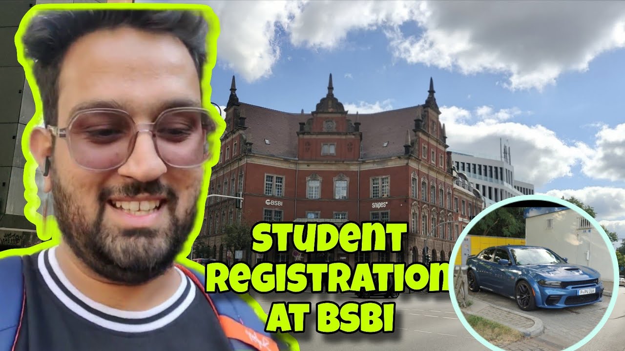 My university registration at BSBI | ANMELDUNG registration appointment 