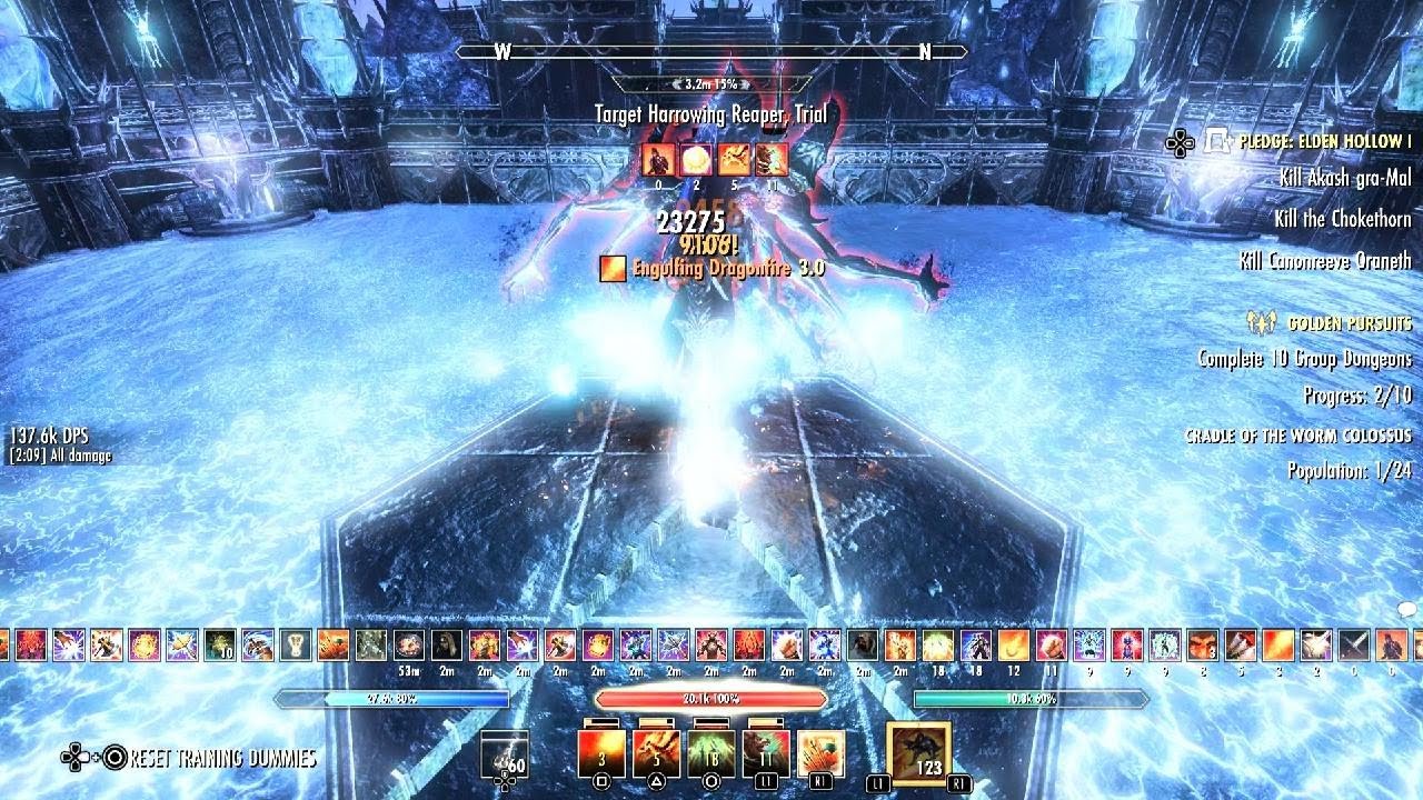 ESO U49 143k Dps Pure Mag DK Breath Build Null/Aegis/Velothi
