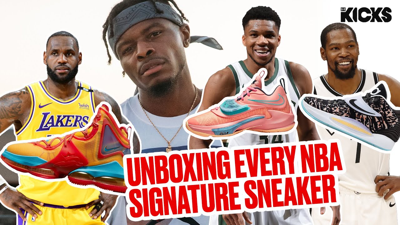 WHO HAS THE BEST NBA SIGNATURE SHOE? 🤔 (LEBRON, LAMELO, GIANNIS, MORE) | UNBOXING WITH @JeremyJonesNeverFold