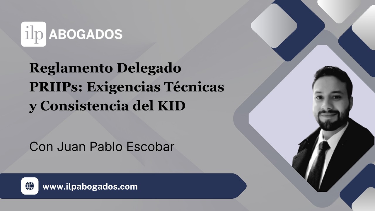 Obligaciones técnicas de divulgación y consistencia en el KID bajo el Reglamento Delegado PRIIPs.