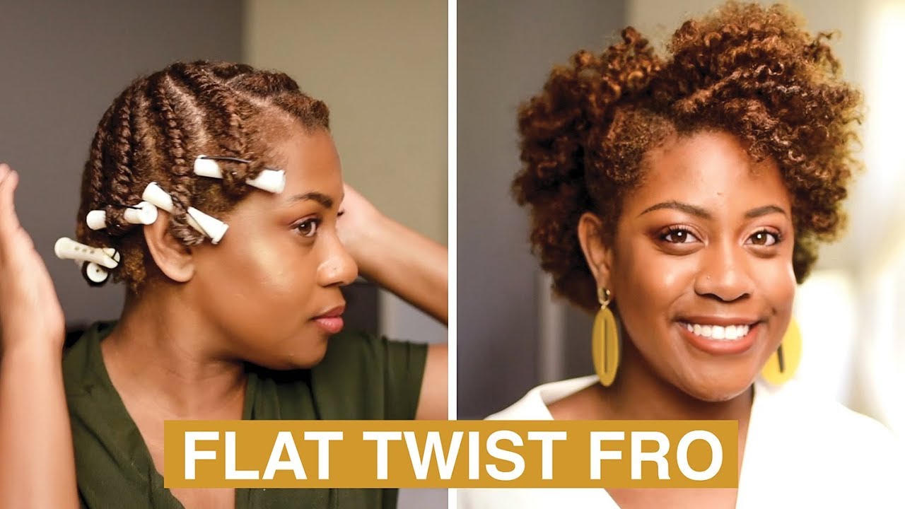 How To: FLAT TWIST OUT FRO on 
