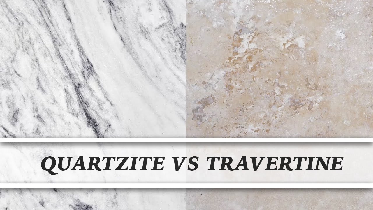 Quartzite vs Travertine | Countertop Comparison