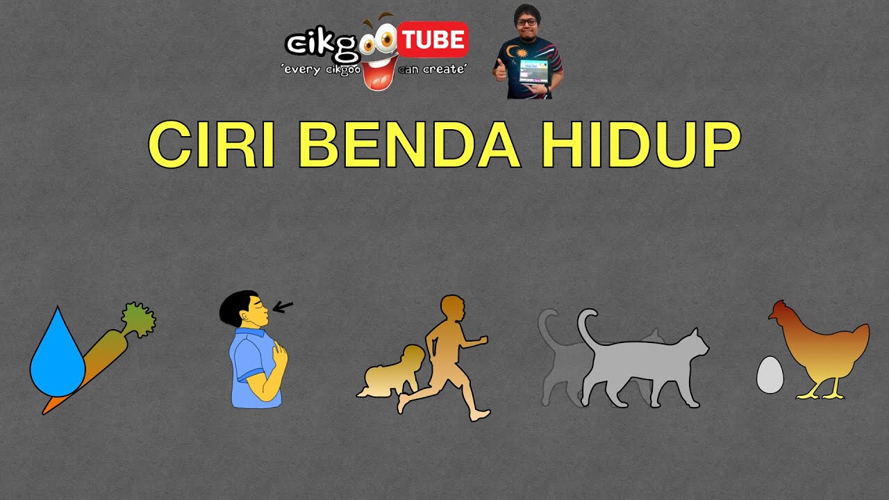 Sains Tahun 1: Ciri Benda Hidup #cikgooTube #CikguZoul