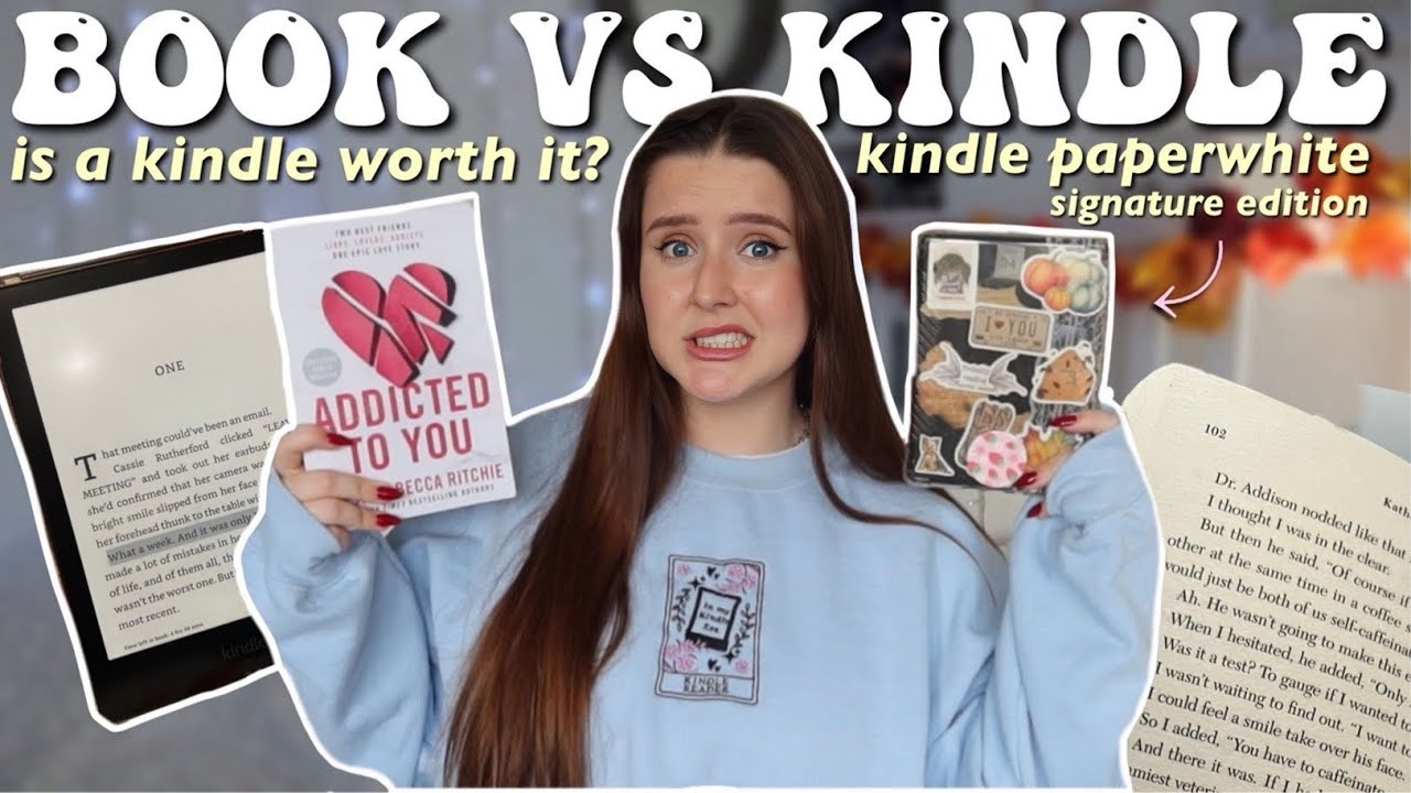 Is a KINDLE worth it? 📖💌 kindle paperwhite signature edition, pros and cons!