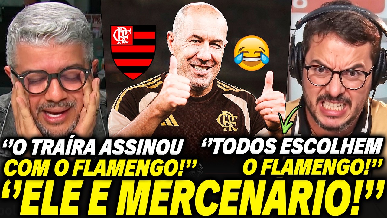 😂 ''ELE É MERCENÁRIO!'' MÍDIA MINEIRA FICOU REVOLTADA COM LEONARDO JARDIM NO FLAMENGO! olha OQUE...