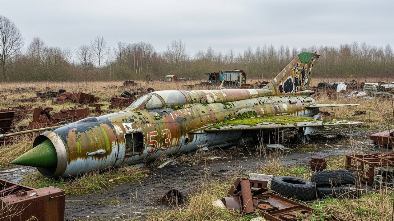 ASMR figther jet Restoration! MiG 21 1965 Full Restoration from Abandoned Field to Looking New