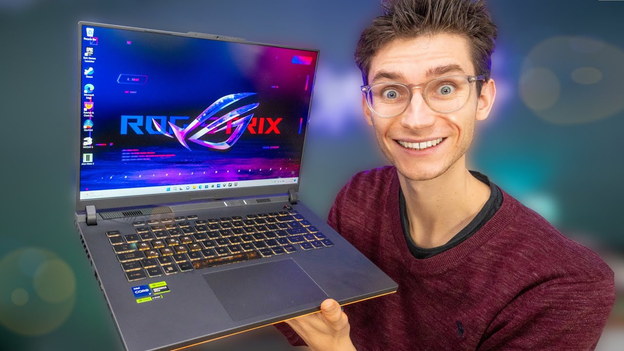 Gaming Laptops Have Gotten CRAZY Good! 🤩 Asus ROG Strix G16 2023 Unboxing & Gameplay | AD