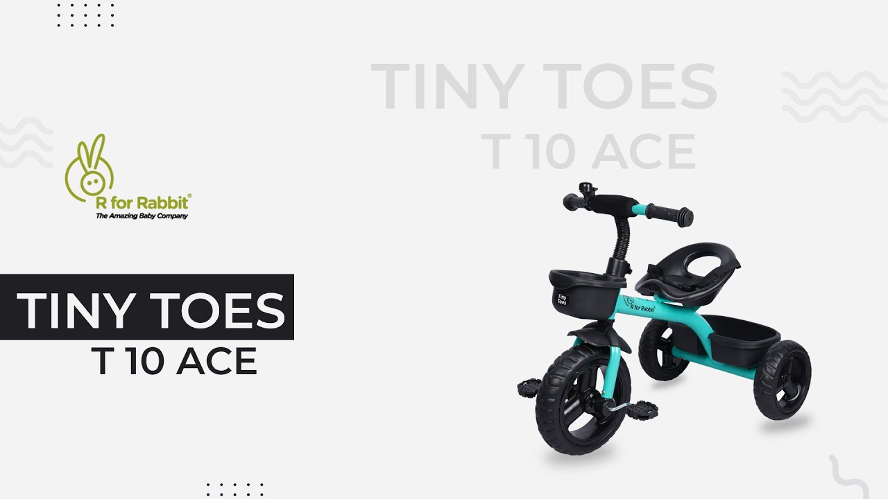 R for Rabbit Tiny Toes T10 Ace Tricycle Installation Video
