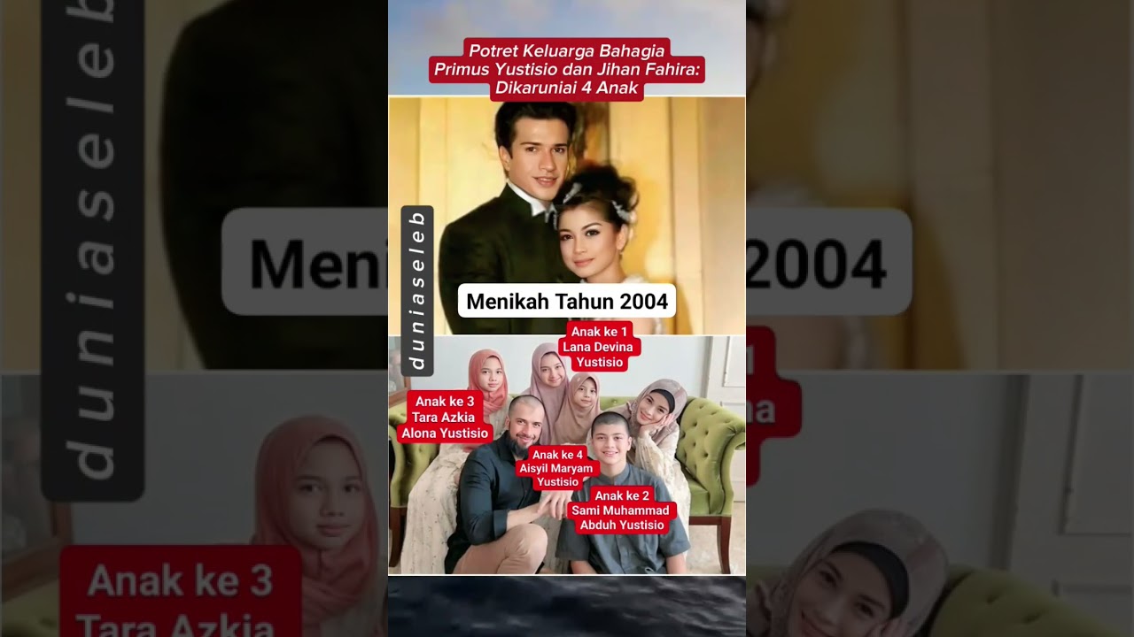 punya 4 anak, ini potret keluarga primus Yustisio dan Jihan Fahira #shortsfeed #shorts #trending