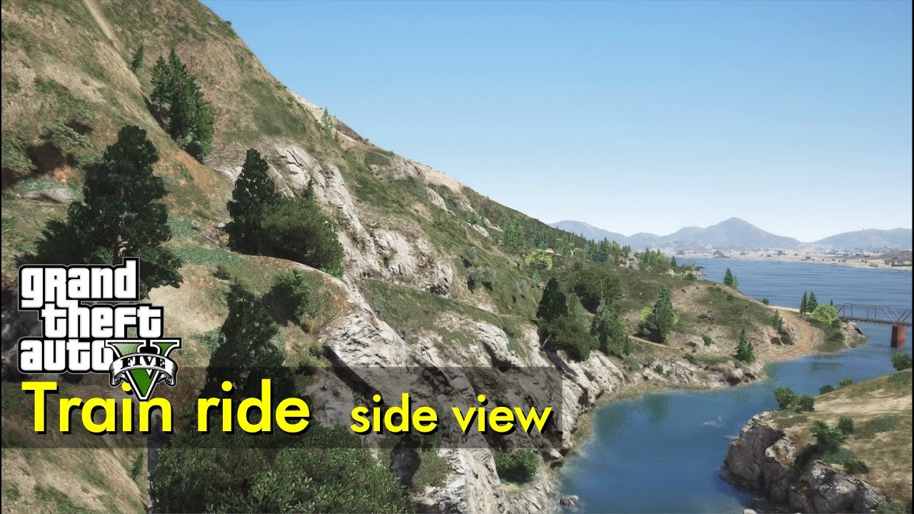 Train ride (right side scenery view) | GTA V