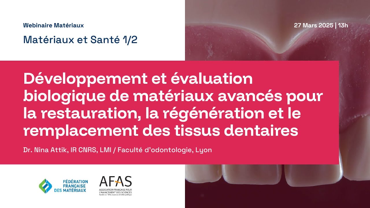 Matériaux et Santé, part. 1 - Webinaire Matériaux | mars 2025