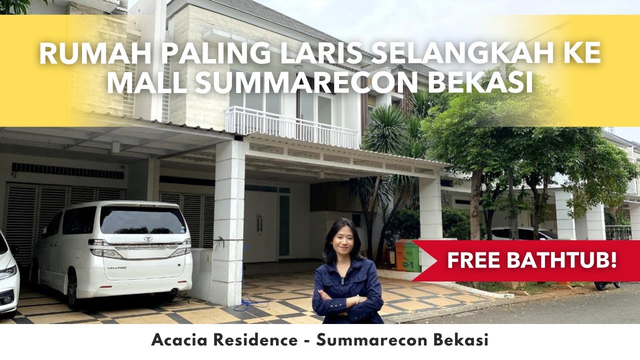Paling Laris! Rumah Acacia Residence di Kawasan Summarecon Bekasi Pertama | Tipe 9x17