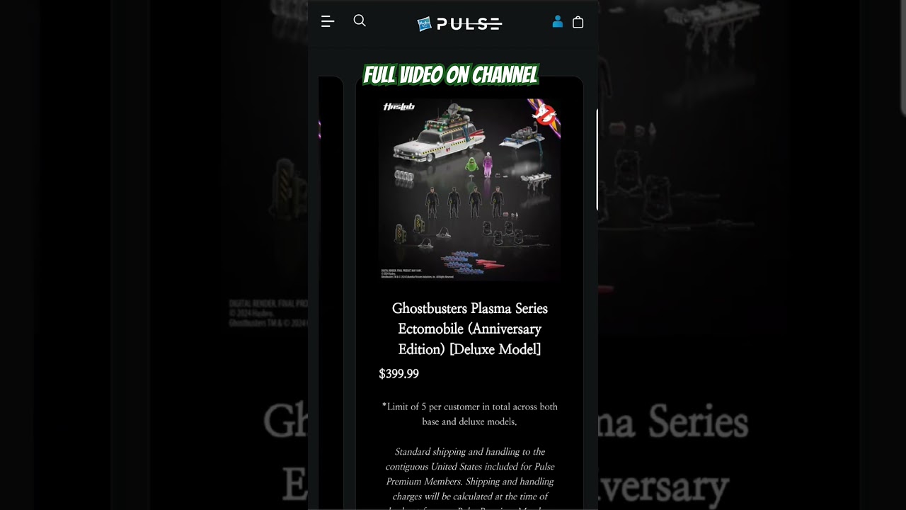Plasma series ecto 1 is live on pulse 