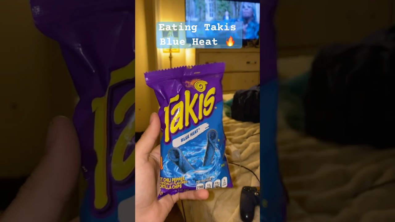 Eating Takis Blue Heat 🔥
